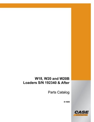 Case w18 w20 w20b - w18,, loader